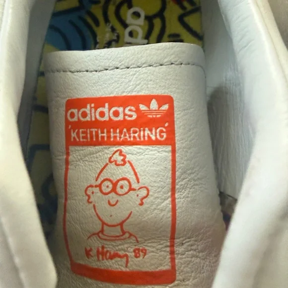 RARE Keith Haring x Adidas Originals Stan Smith Pop Art Sneakers